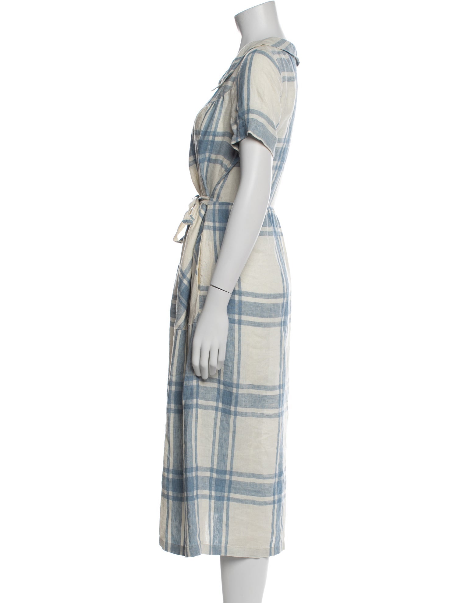 Aspesi Linen Midi Length Dress