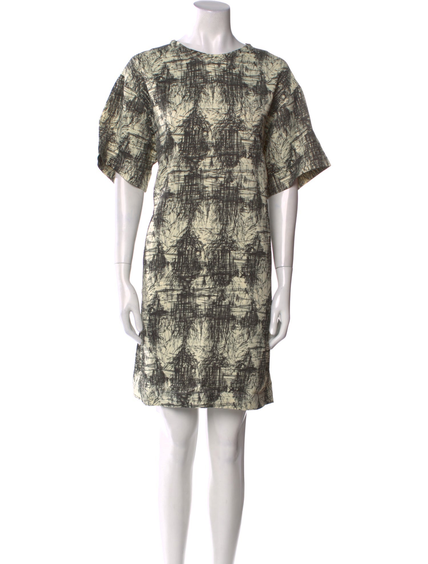 Aspesi Printed Knee-Length Dress