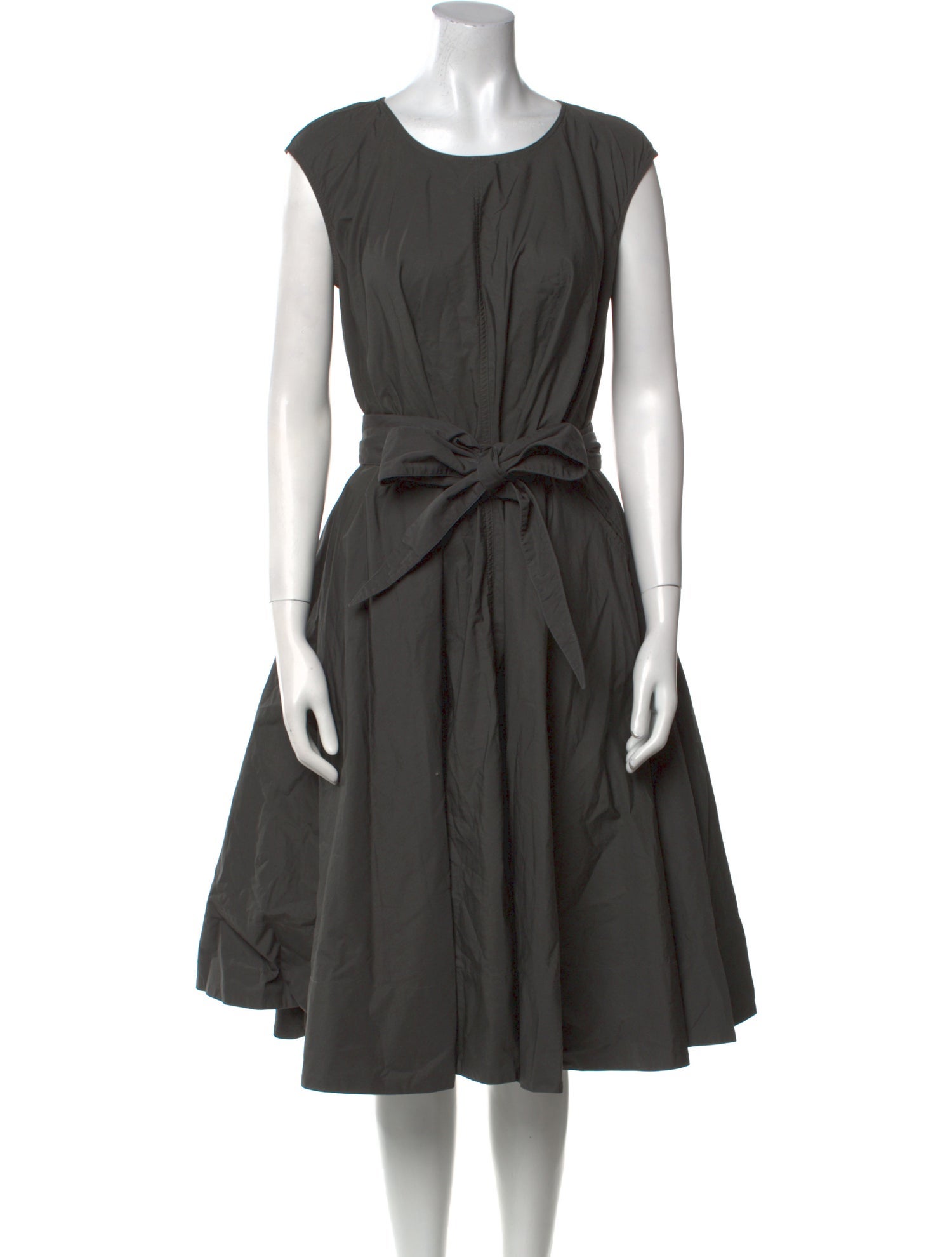 Aspesi Scoop Neck Midi Length Dress