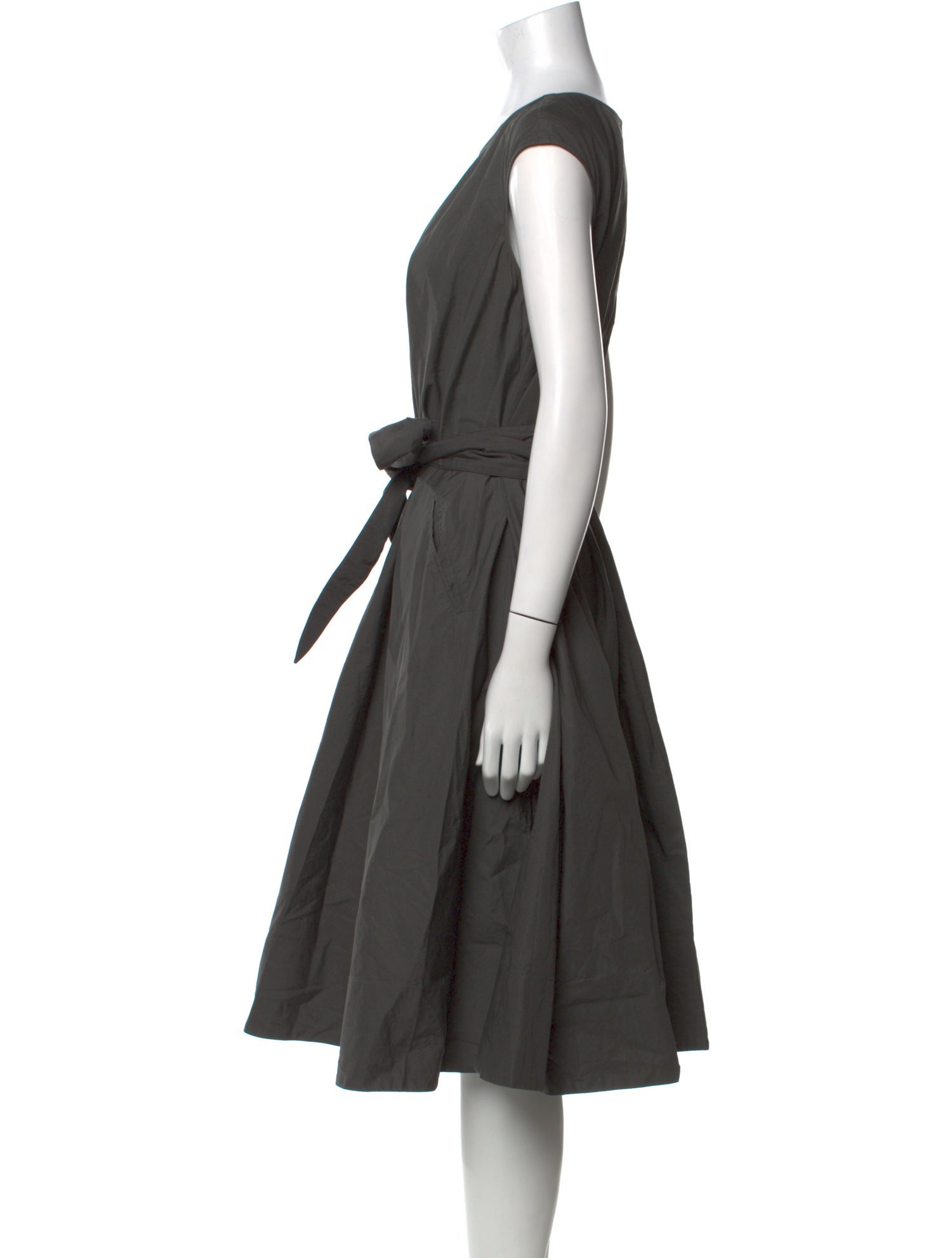 Aspesi Scoop Neck Midi Length Dress