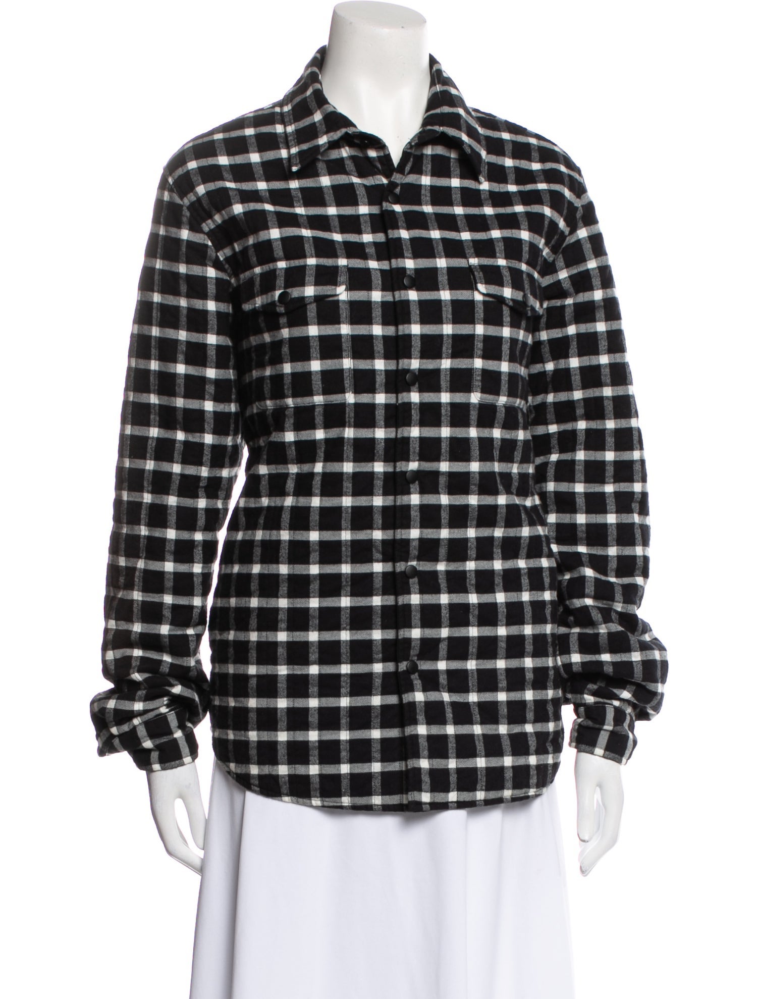 Aspesi Plaid Print Blazer