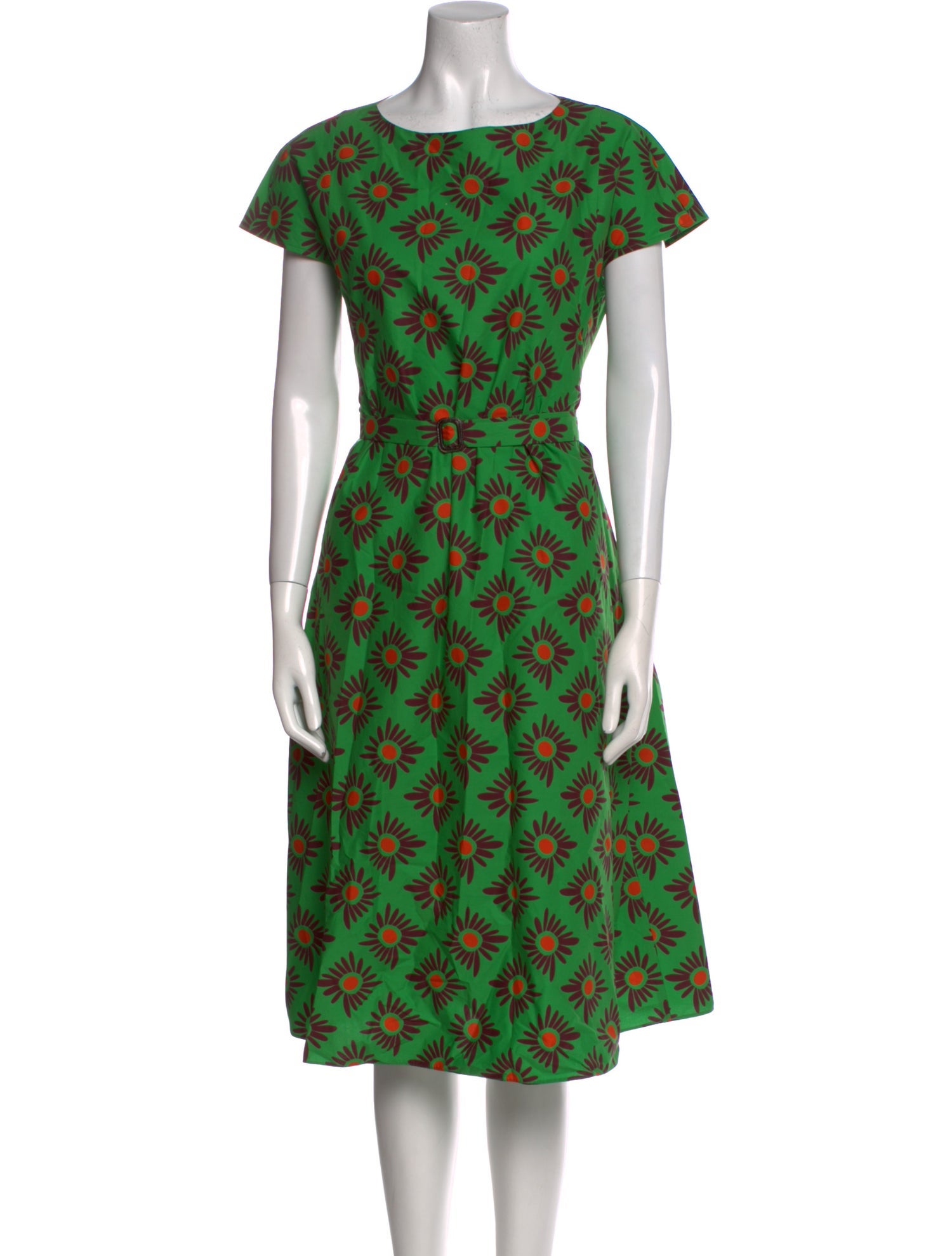 Aspesi Printed Midi Length Dress