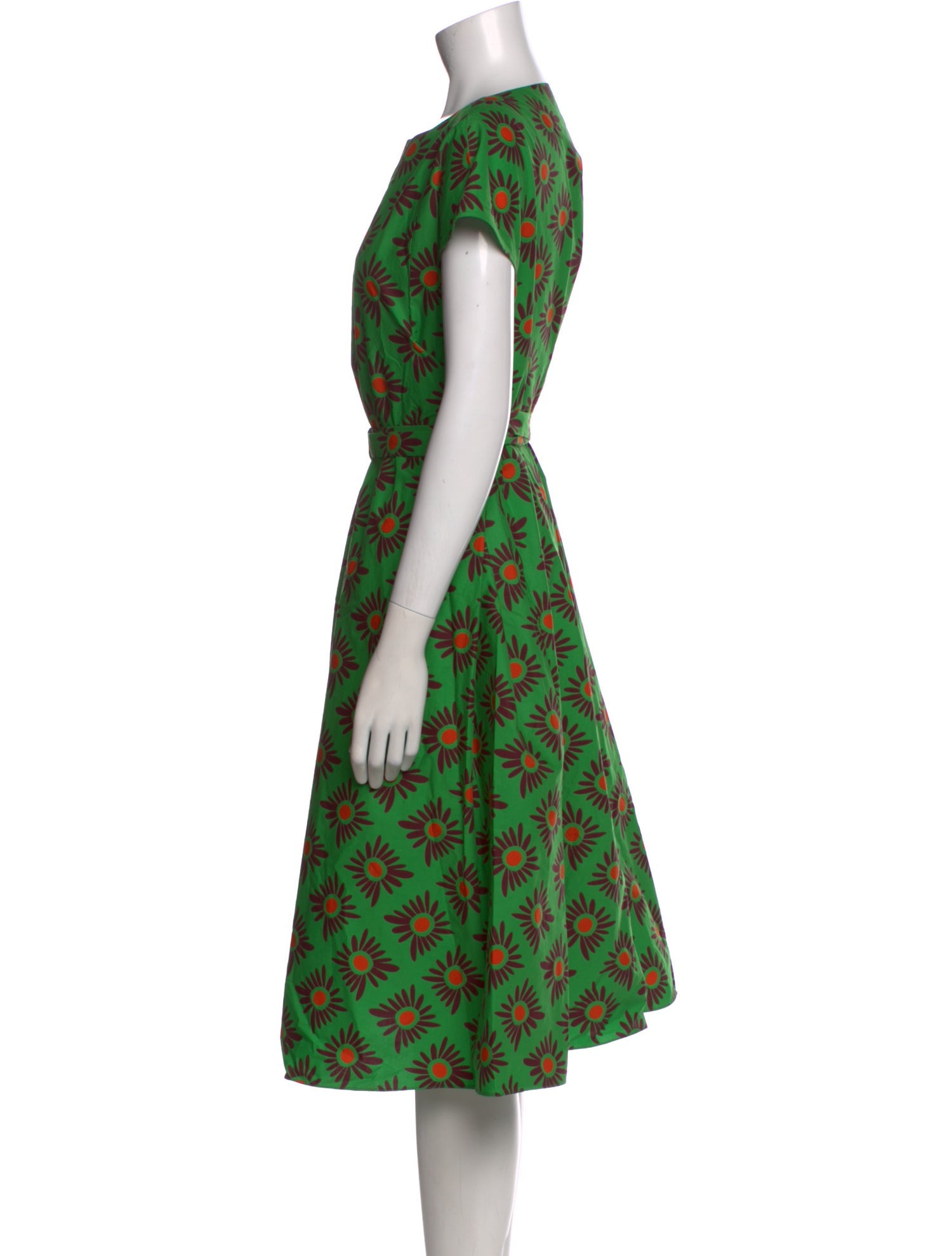 Aspesi Printed Midi Length Dress