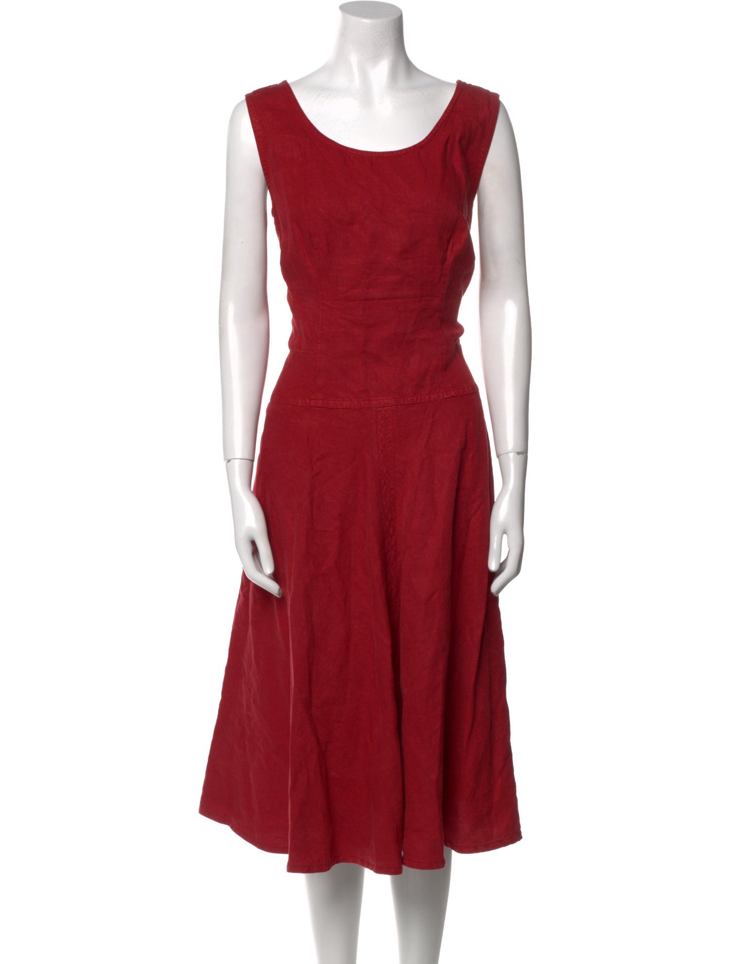 Aspesi Linen Knee-Length Dress