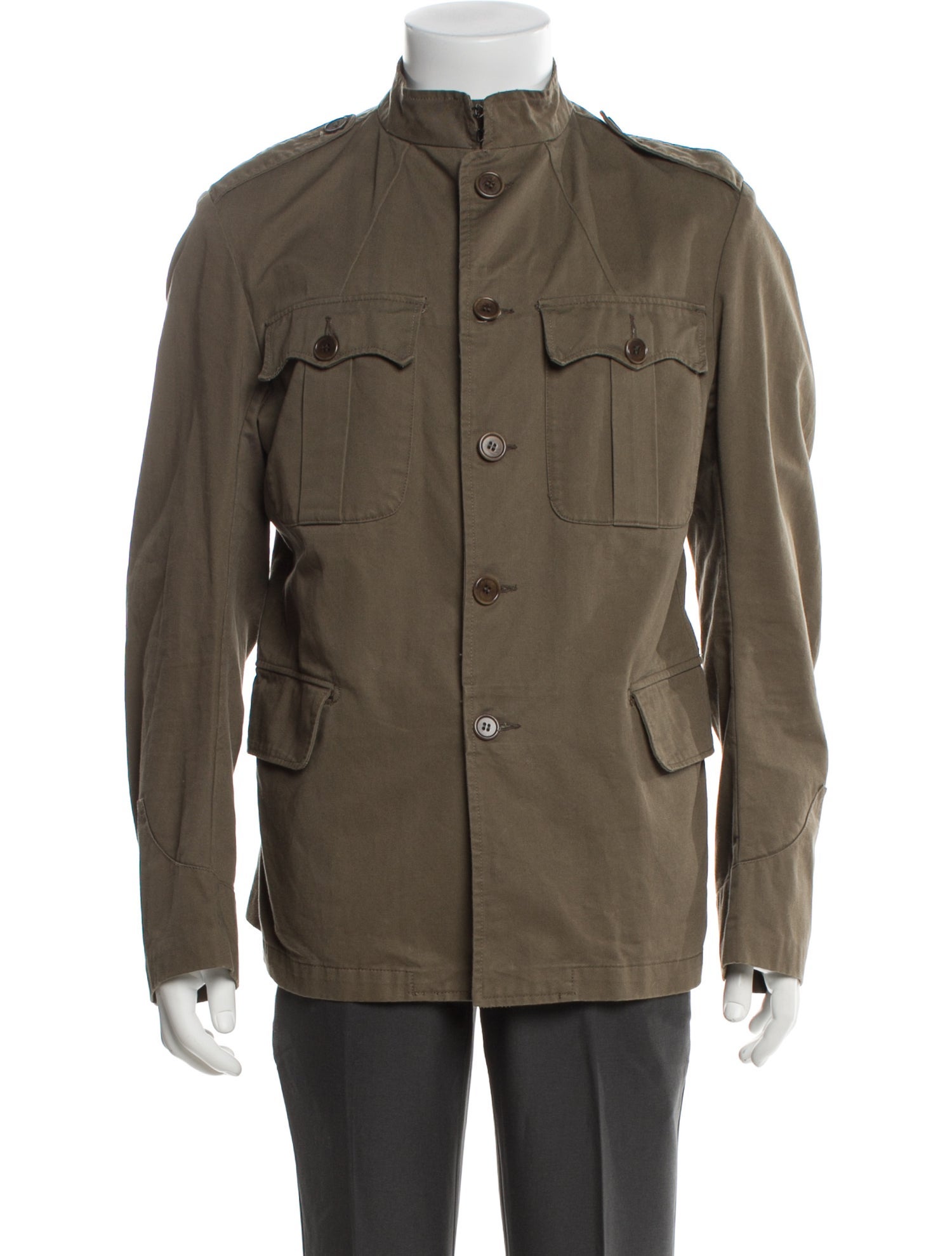 ジャケット・アウター JJJJound Utility Jacket Olive Green XXL Lightweight Utility Jacket - Light Olive | Parallel