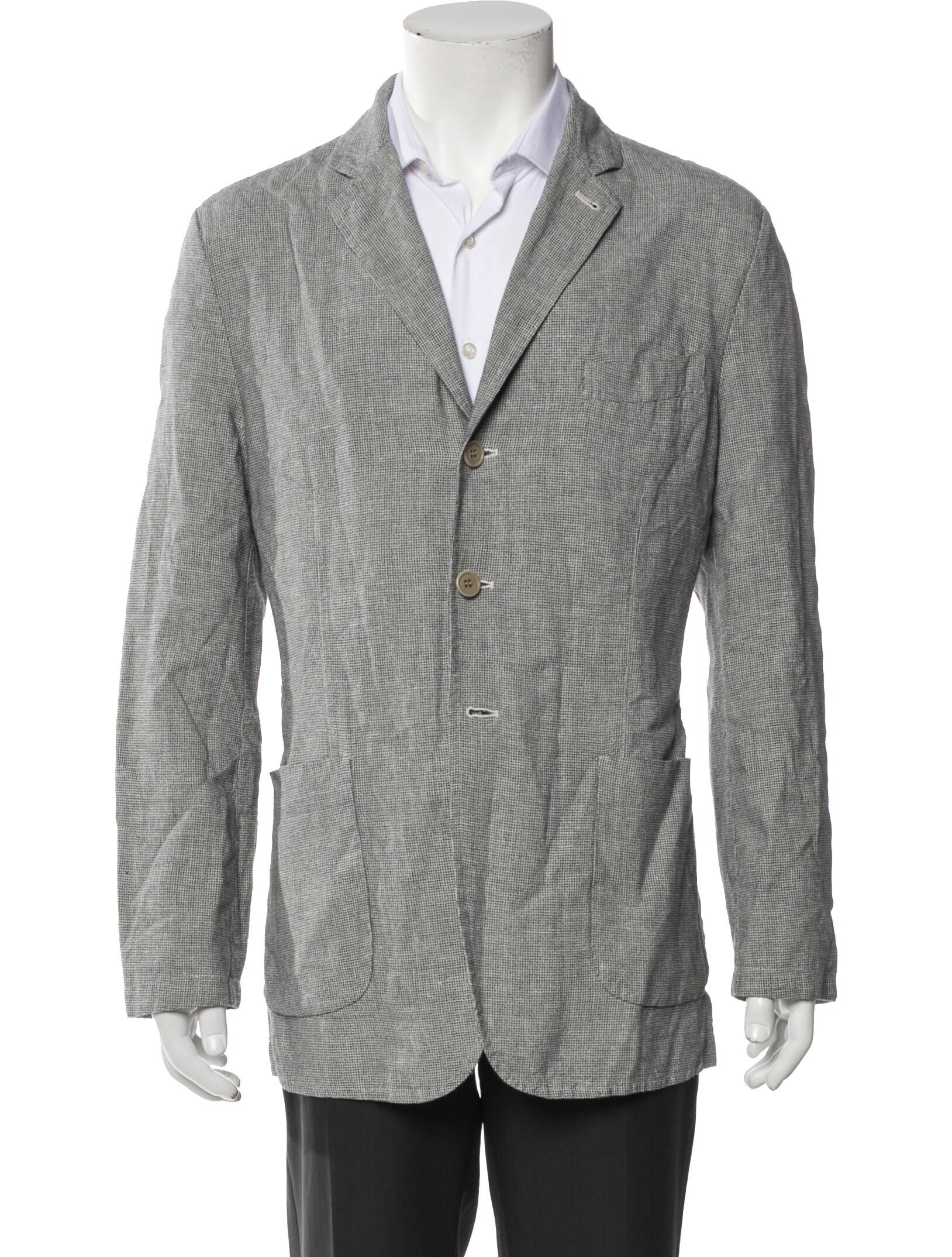 Aspesi Linen Peacoat