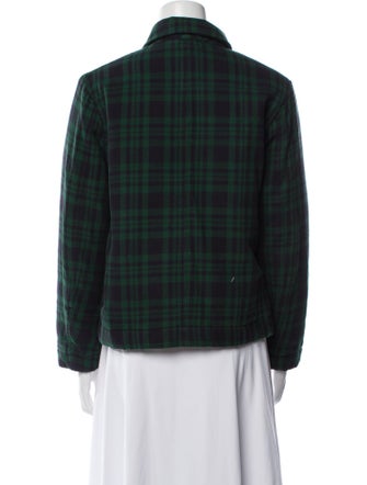 Aspesi Plaid Print Jacket