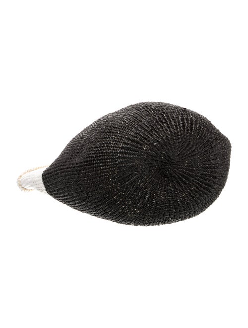 Aspesi Raffia Top Handle Bag