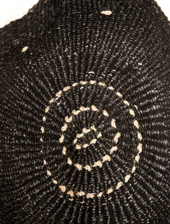 Aspesi Raffia Top Handle Bag