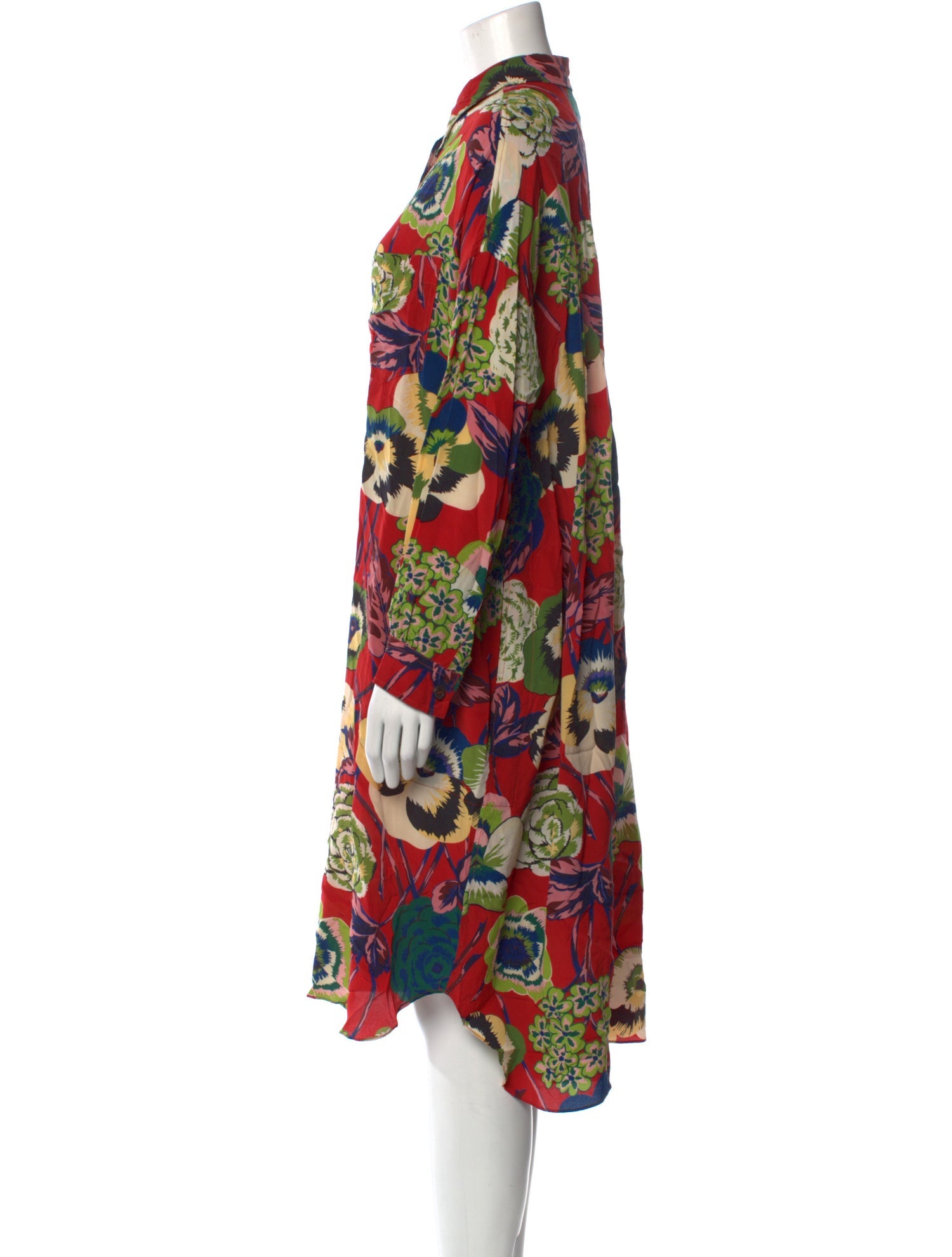 Aspesi Silk Knee-Length Dress