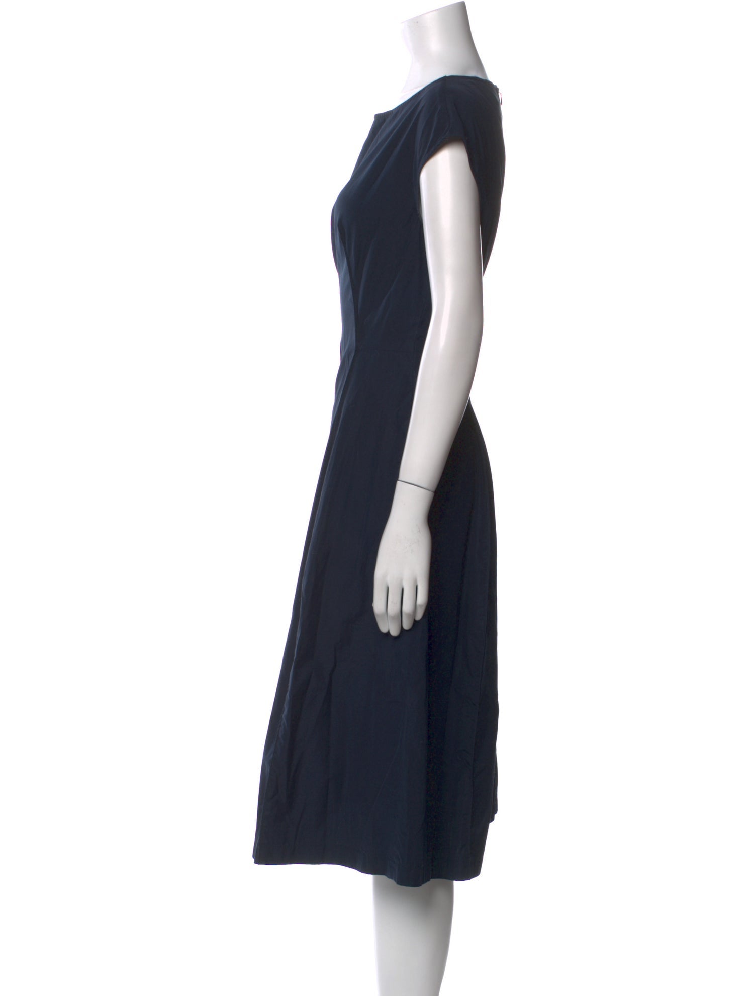 Aspesi Bateau Neckline Midi Length Dress