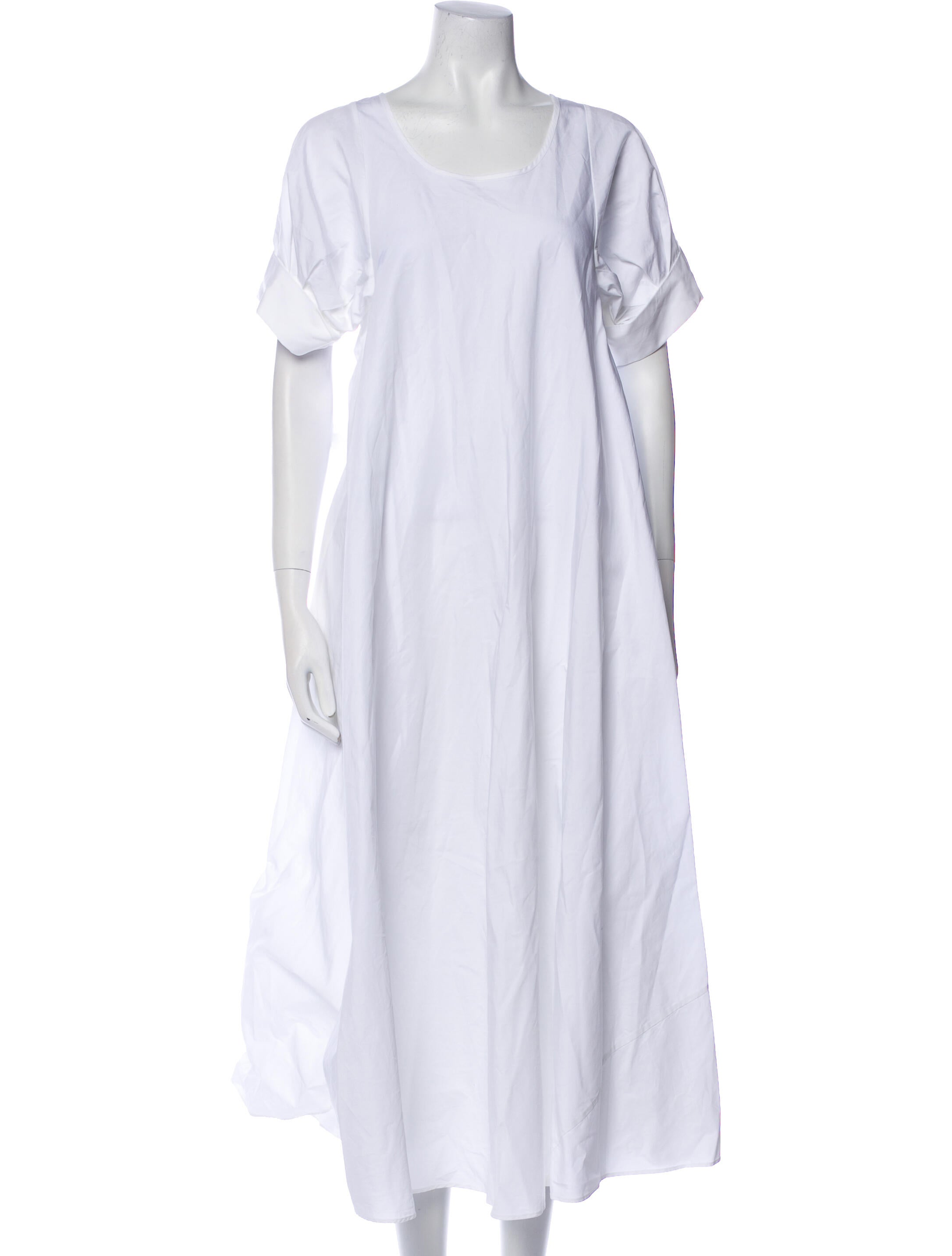 Aspesi Scoop Neck Midi Length Dress