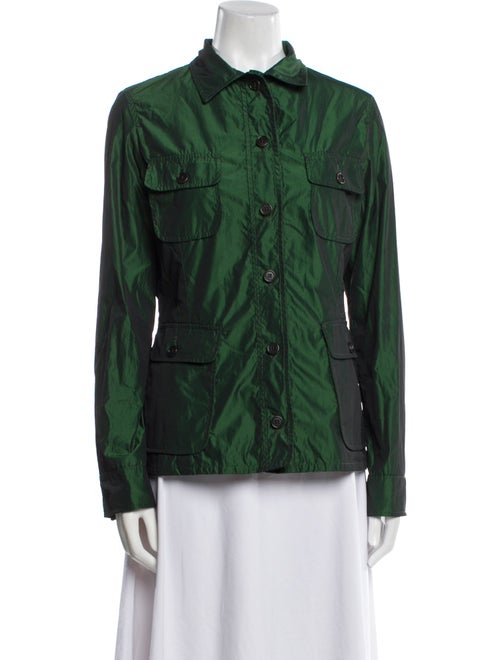 Aspesi Colorblock Pattern Utility Jacket