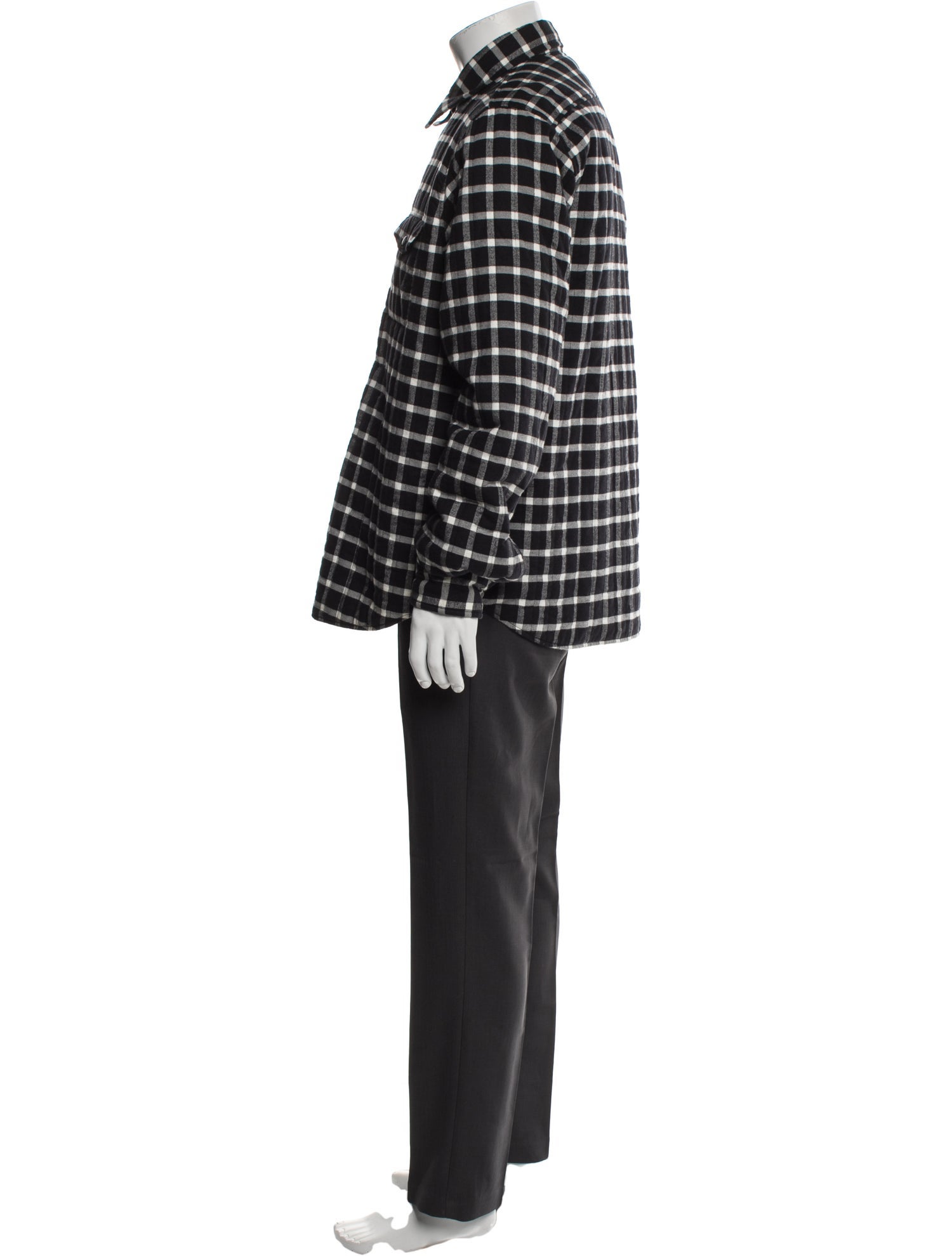 Aspesi Plaid Print Parka