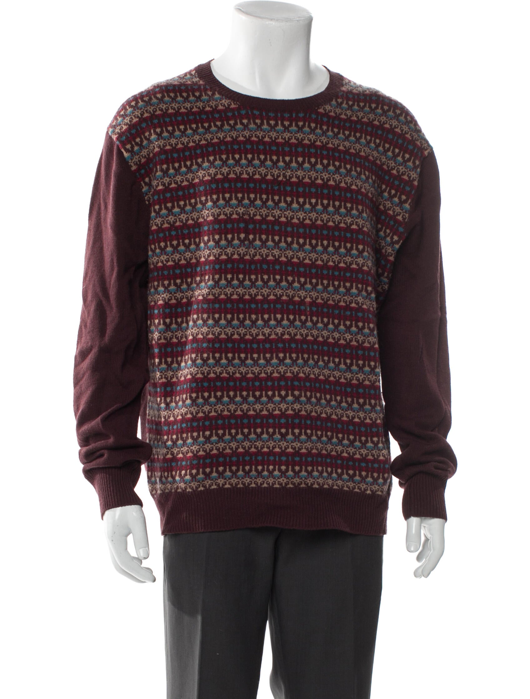 Aspesi Wool Printed Pullover