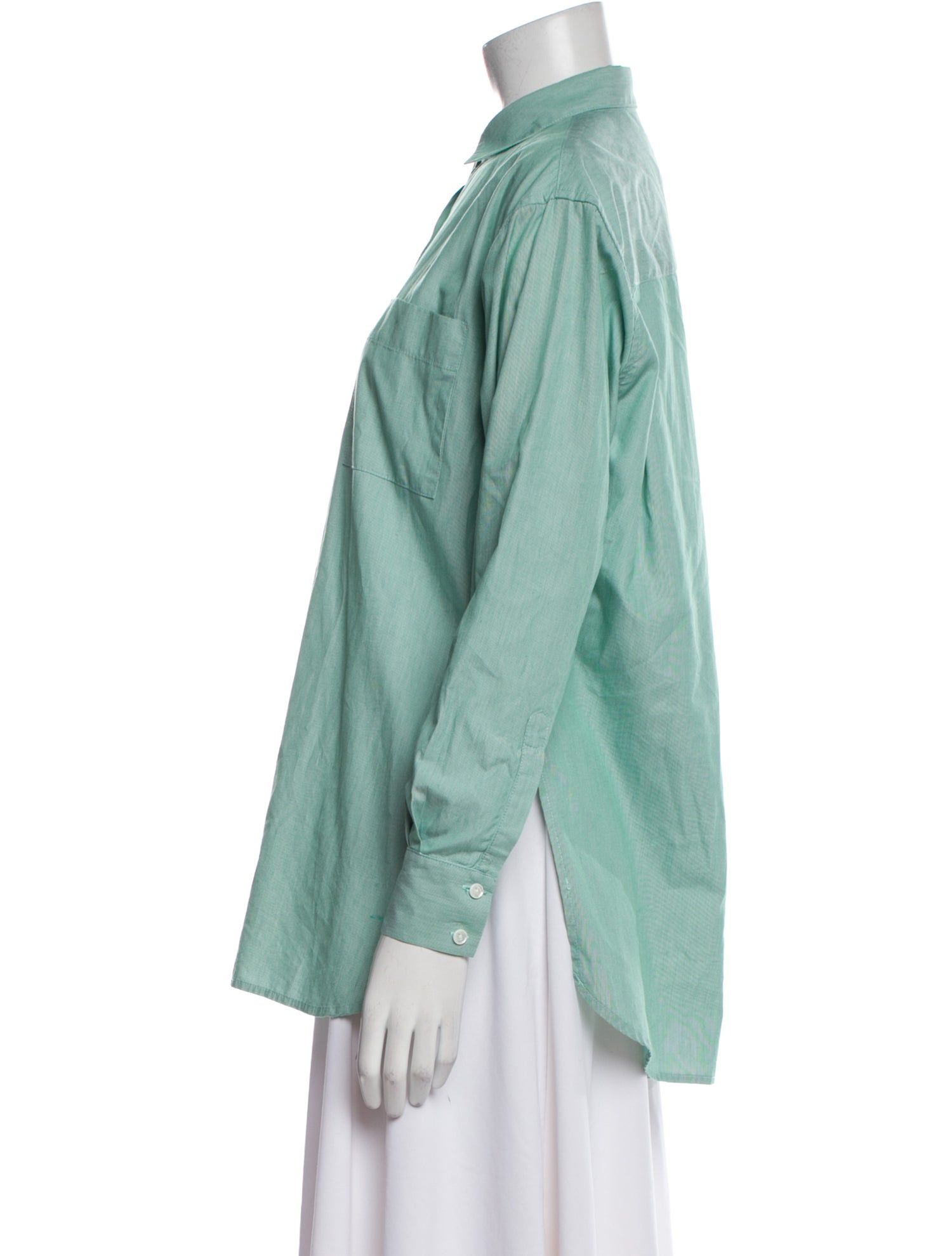 A Shirt Thing Long Sleeve Button-Up Top