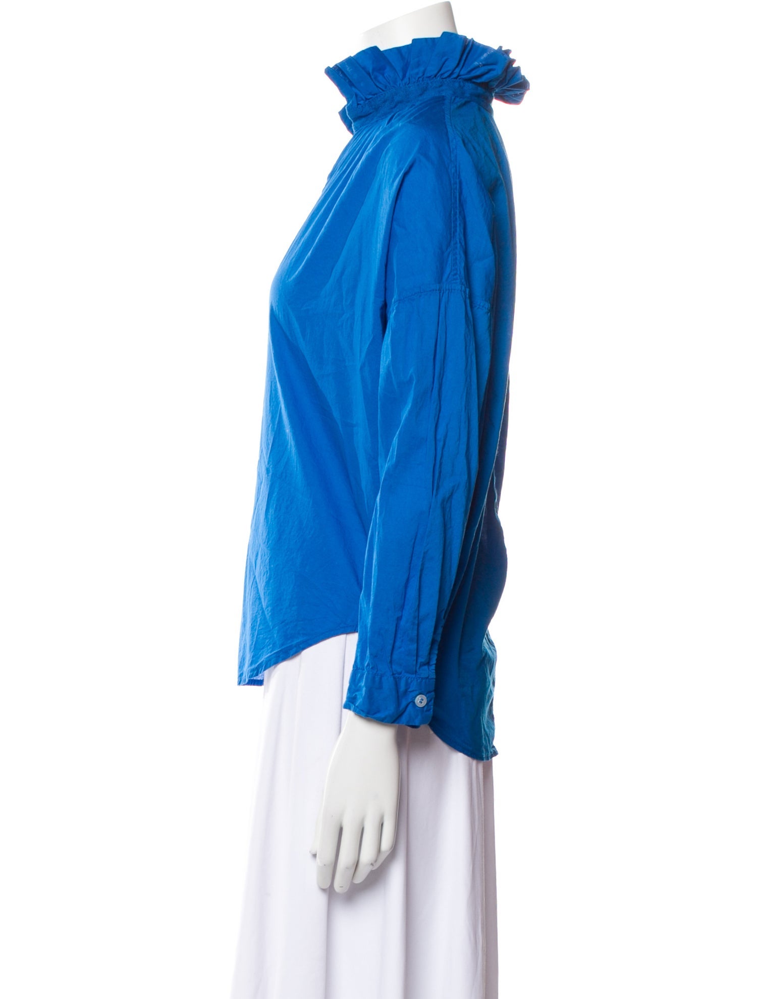 A Shirt Thing V-Neck Long Sleeve Blouse