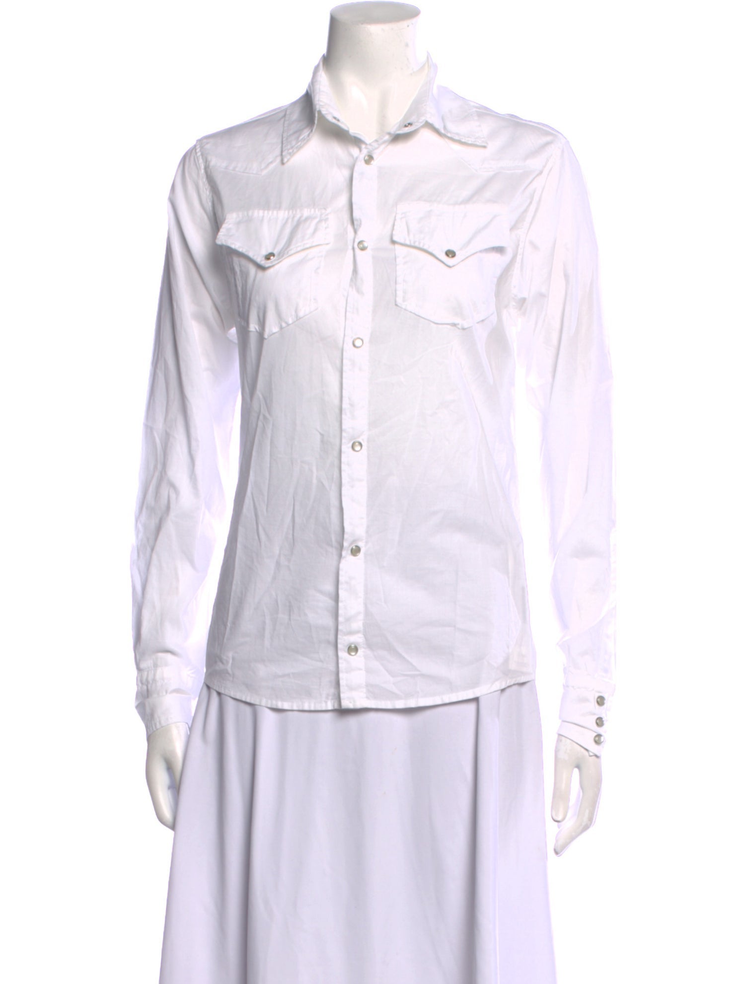 A Shirt Thing Long Sleeve Button-Up Top