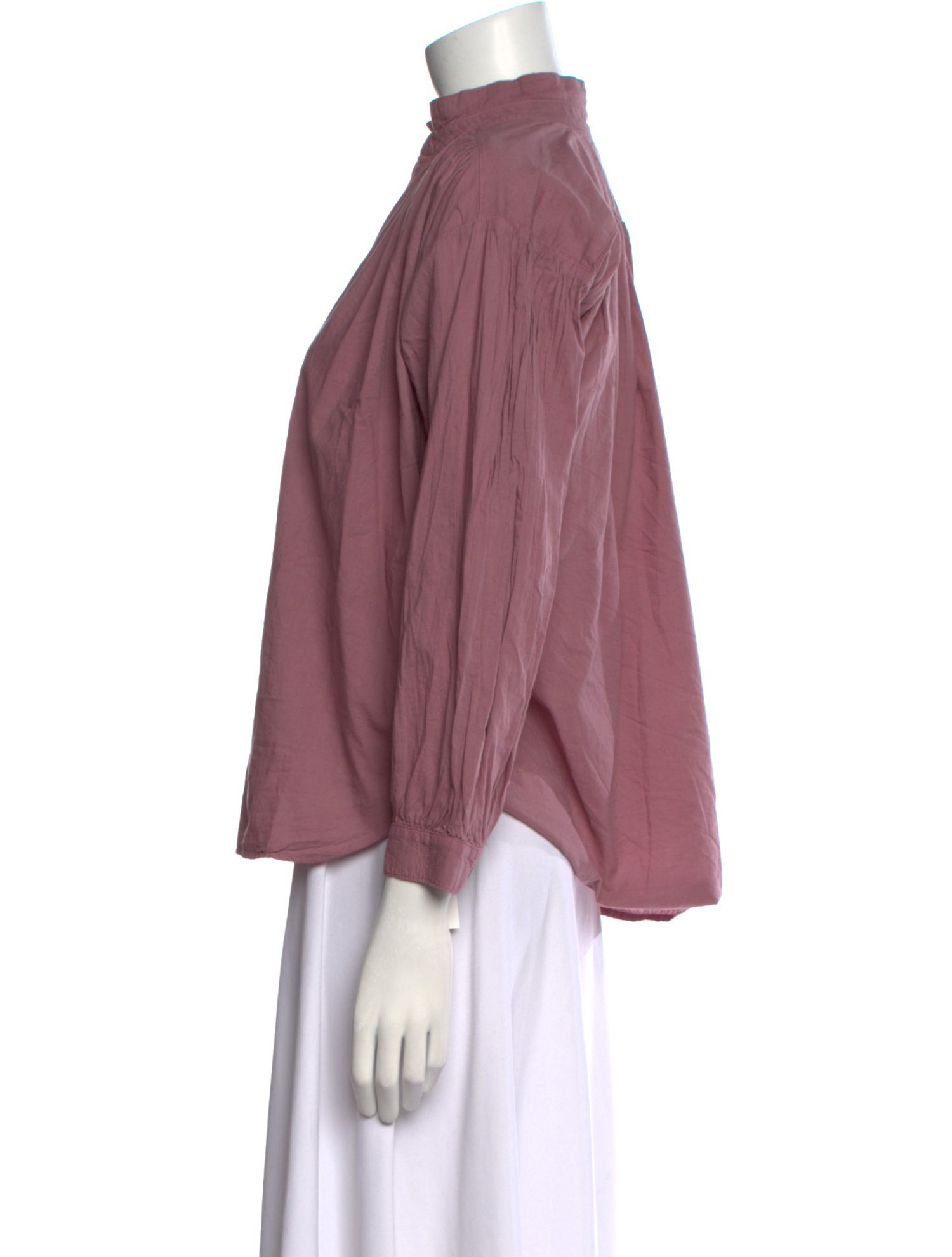 A Shirt Thing V-Neck Three-Quarter Sleeve Button-Up Top w/ Tags