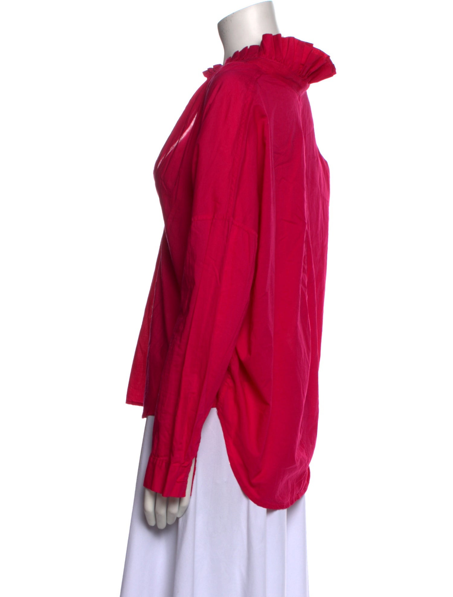 A Shirt Thing V-Neck Long Sleeve Blouse