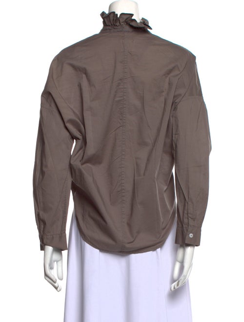 A Shirt Thing V-Neck Long Sleeve Blouse