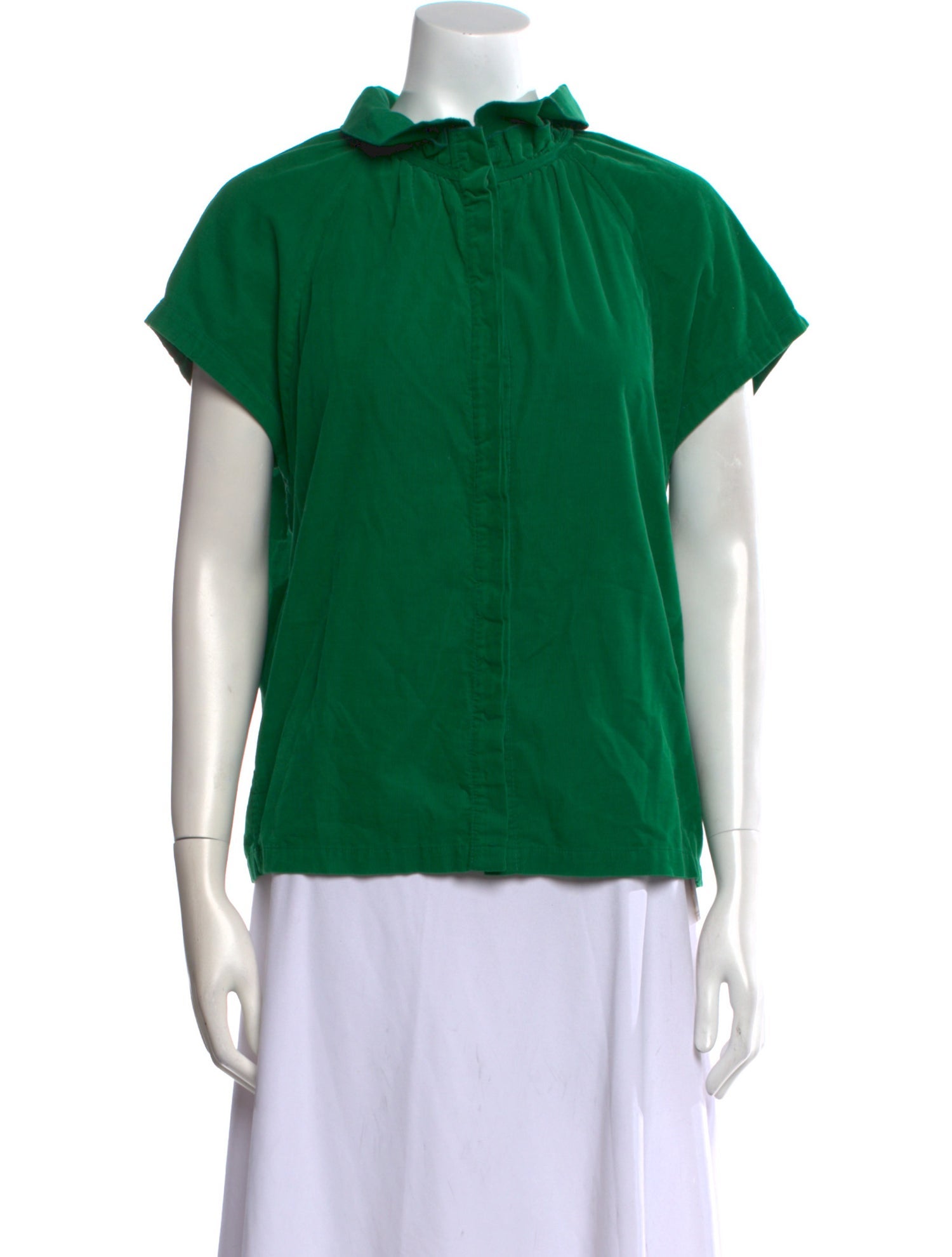 A Shirt Thing Mock Neck Short Sleeve Sweatshirt