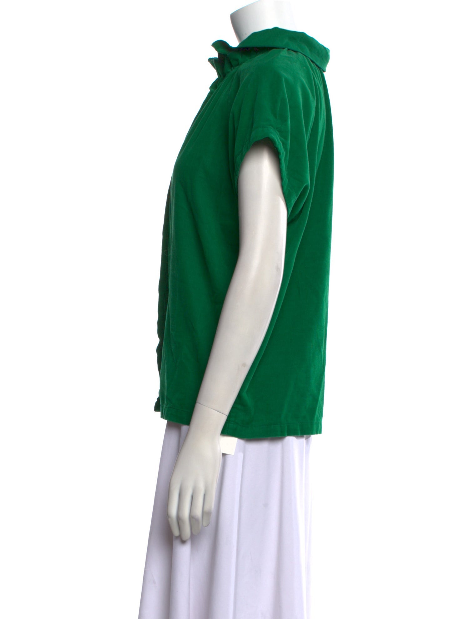 A Shirt Thing Mock Neck Short Sleeve Sweatshirt