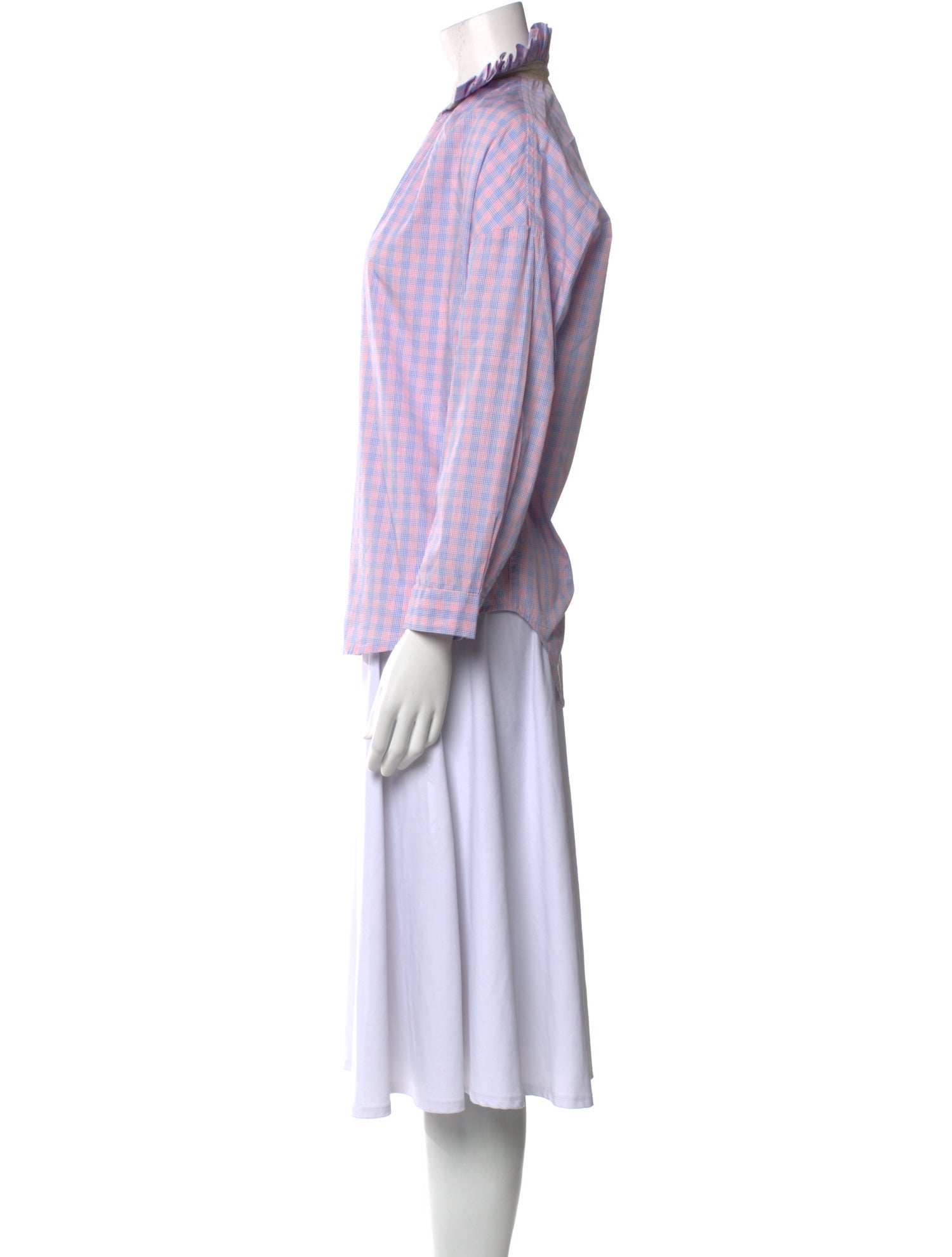 A Shirt Thing Striped V-Neck Tunic