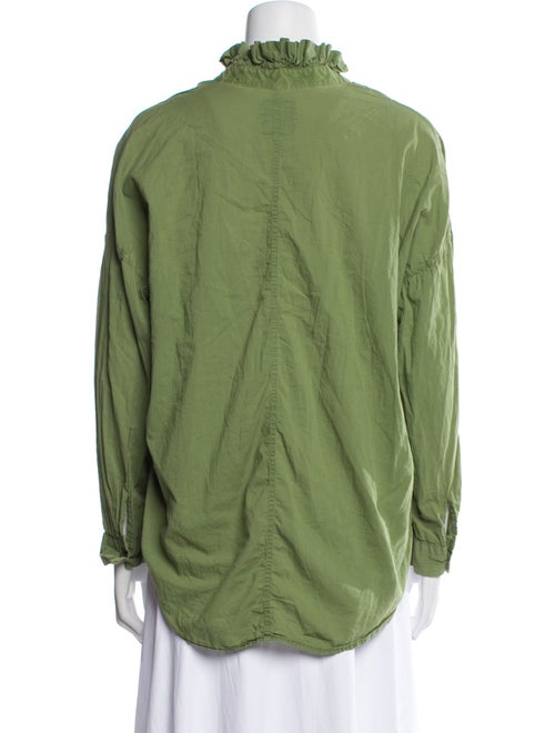 A Shirt Thing Cowl Neck Long Sleeve Blouse