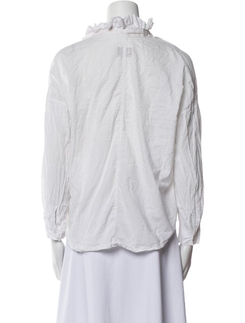 A Shirt Thing V-Neck Three-Quarter Sleeve Blouse