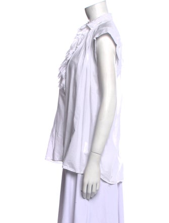 A Shirt Thing V-Neck Short Sleeve Blouse