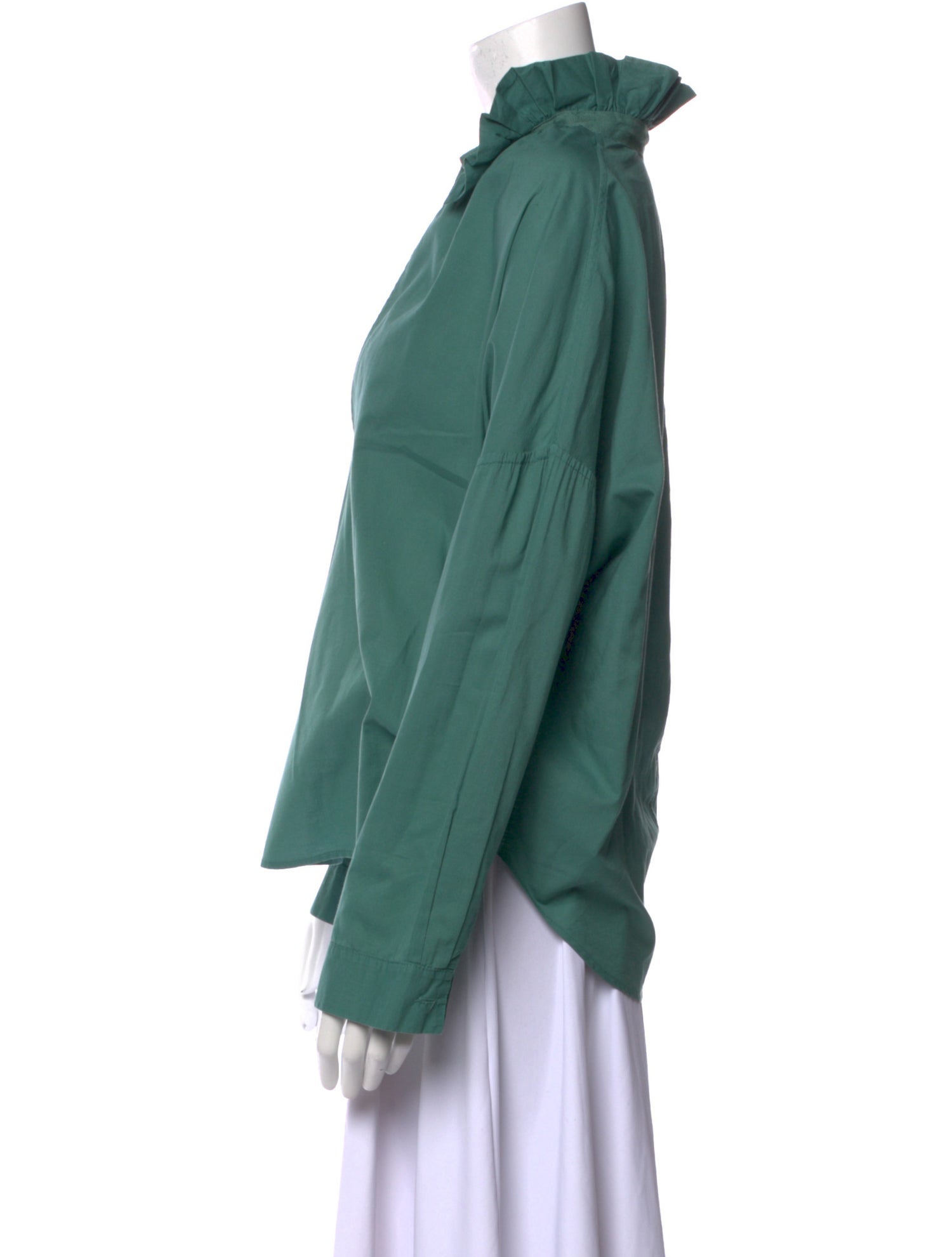 A Shirt Thing V-Neck Long Sleeve Blouse