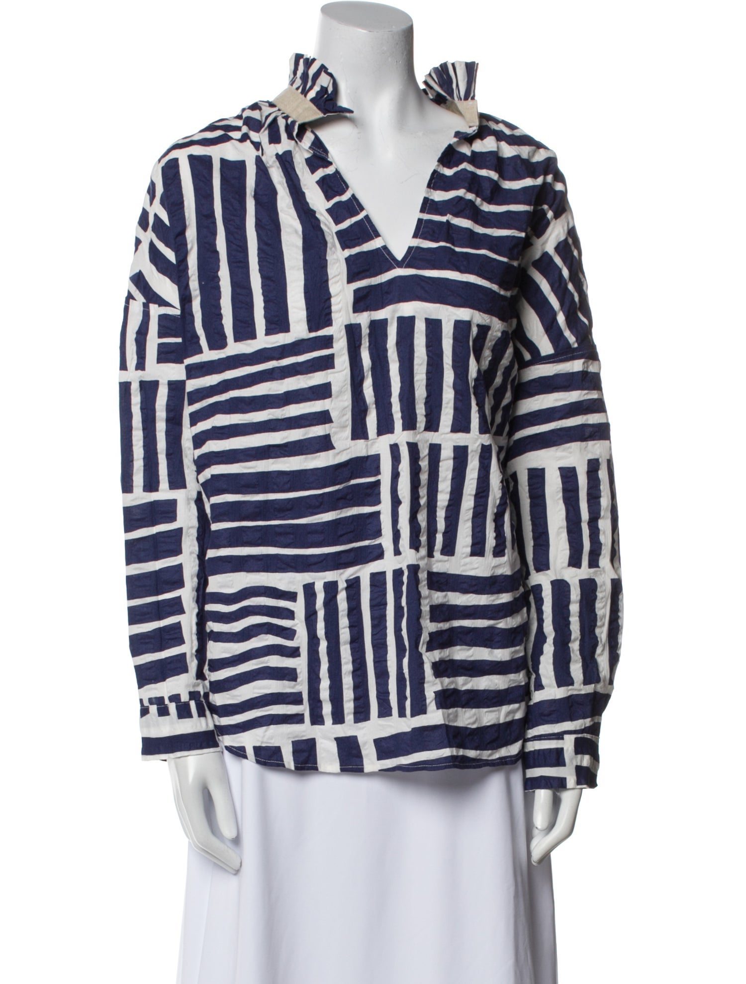 A Shirt Thing Printed V-Neck Tunic