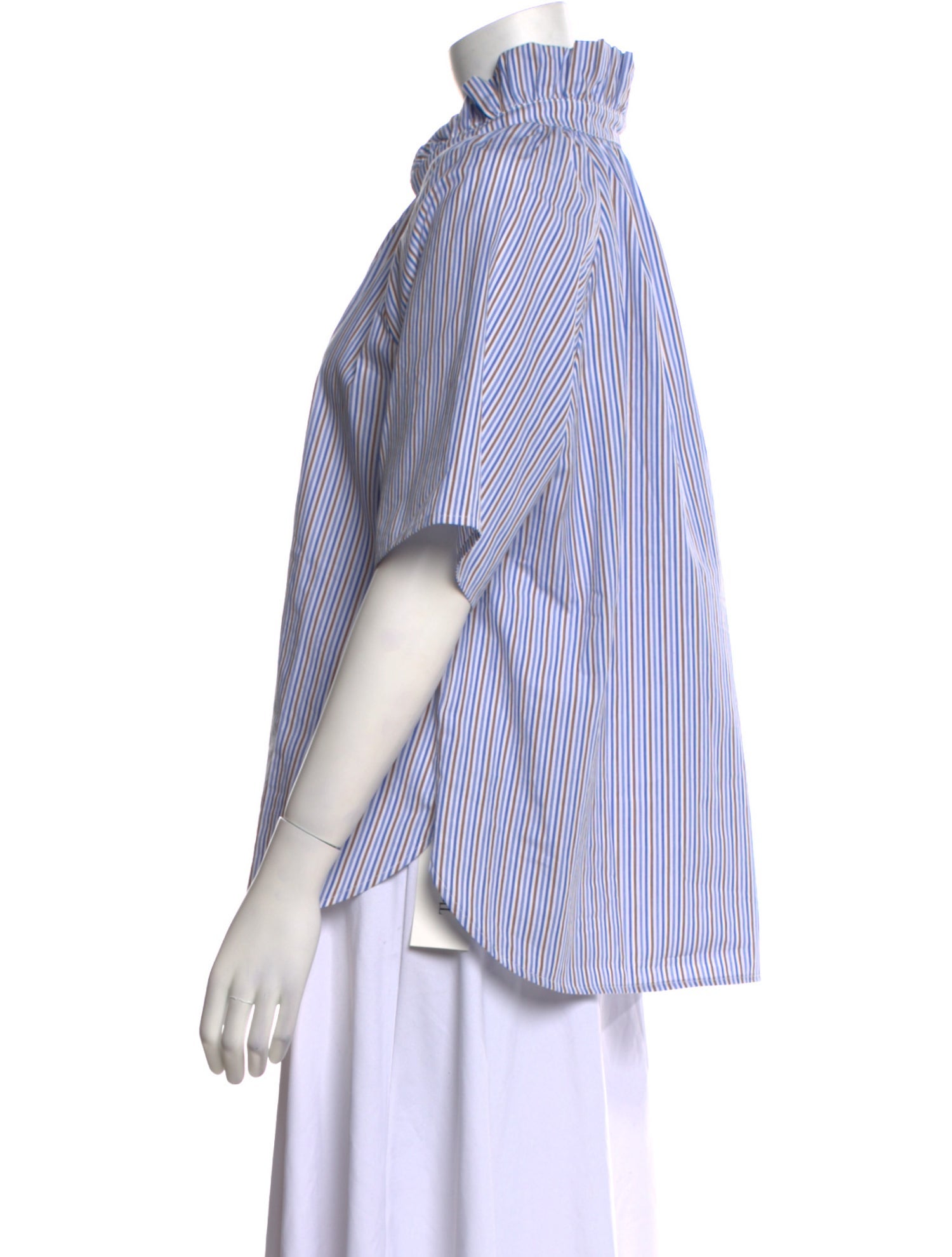 A Shirt Thing Striped V-Neck Polo