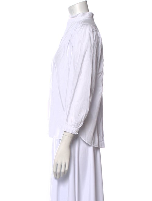 A Shirt Thing Three-Quarter Sleeve Button-Up Top