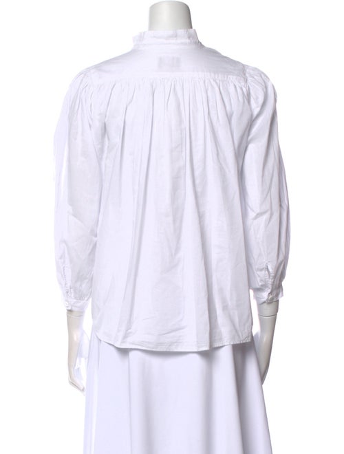 A Shirt Thing Three-Quarter Sleeve Button-Up Top