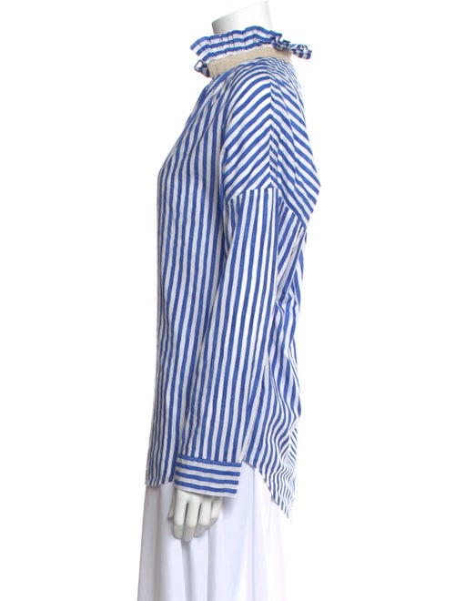 A Shirt Thing Striped V-Neck Tunic