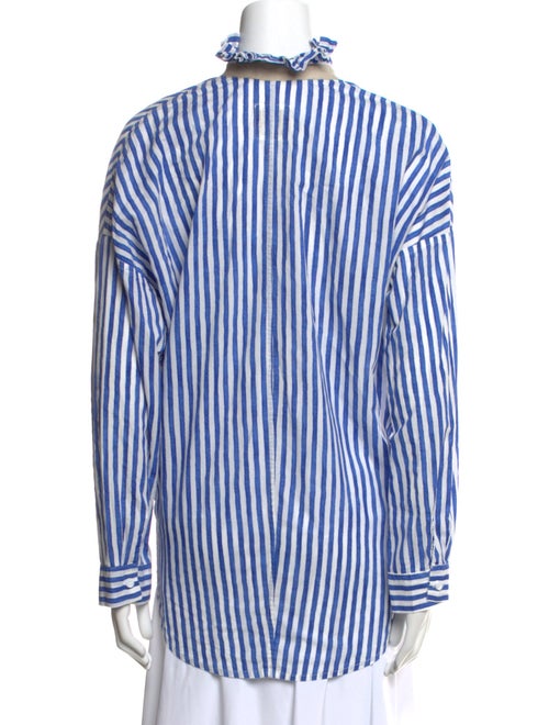 A Shirt Thing Striped V-Neck Tunic