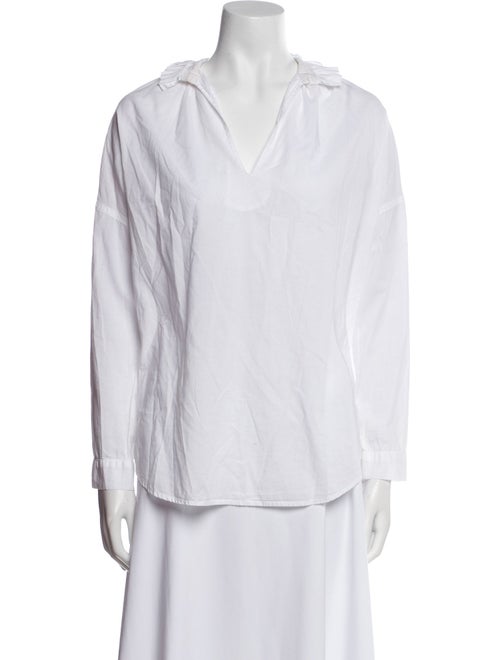 A Shirt Thing V-Neck Long Sleeve Blouse