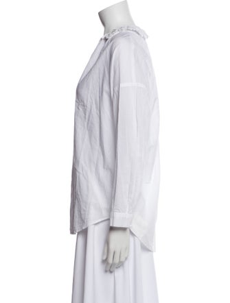 A Shirt Thing V-Neck Long Sleeve Blouse