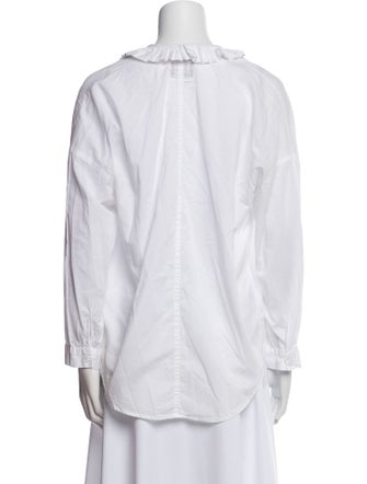 A Shirt Thing V-Neck Long Sleeve Blouse