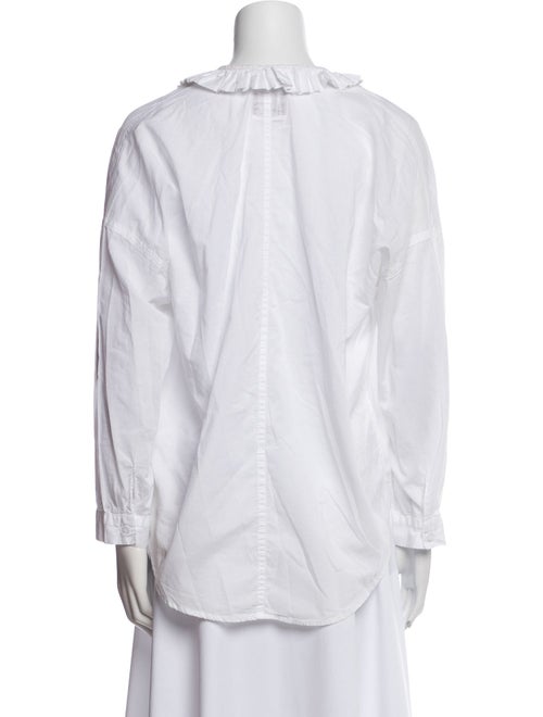 A Shirt Thing V-Neck Long Sleeve Blouse