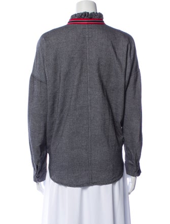 A Shirt Thing V-Neck Long Sleeve Sweatshirt
