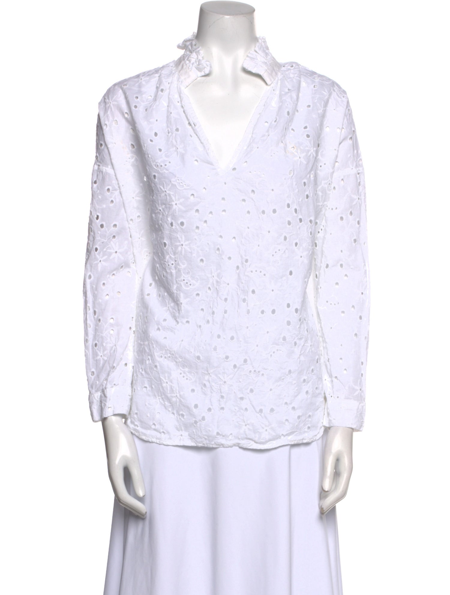 A Shirt Thing Printed Cowl Neck Blouse