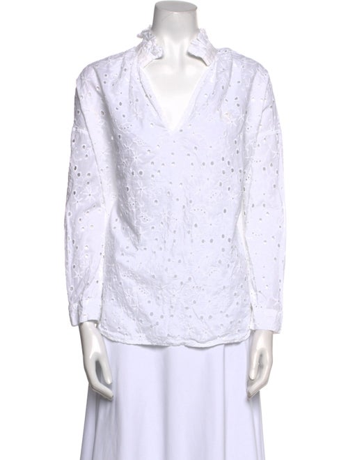 A Shirt Thing Printed Cowl Neck Blouse