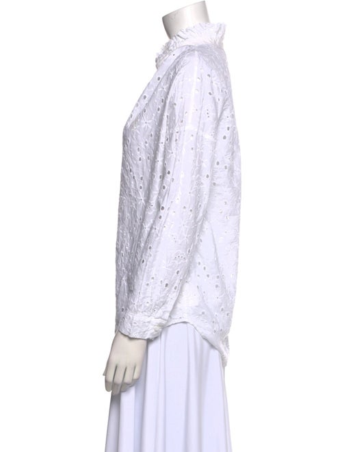 A Shirt Thing Printed Cowl Neck Blouse