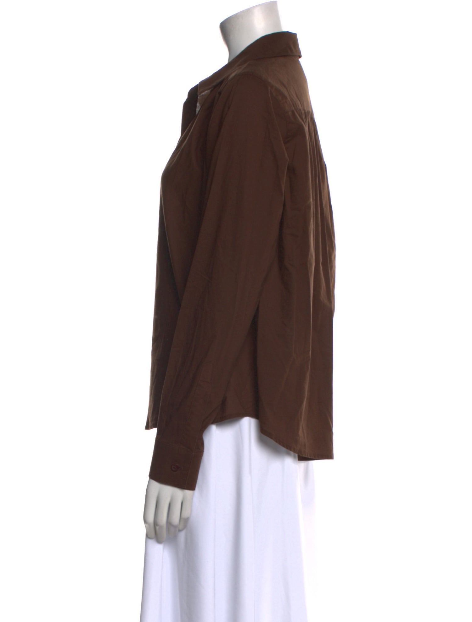 A Shirt Thing V-Neck Long Sleeve Polo