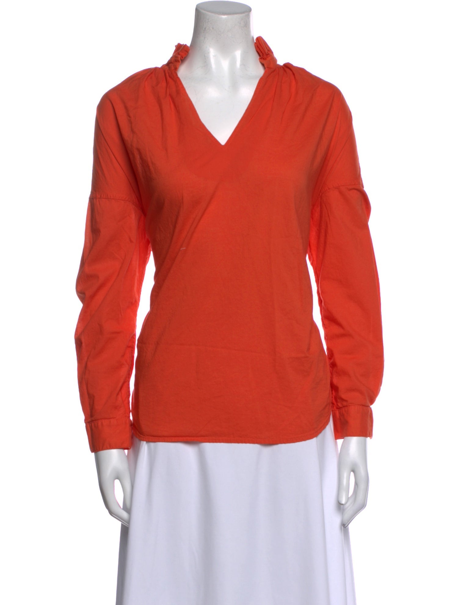 A Shirt Thing V-Neck Long Sleeve Polo