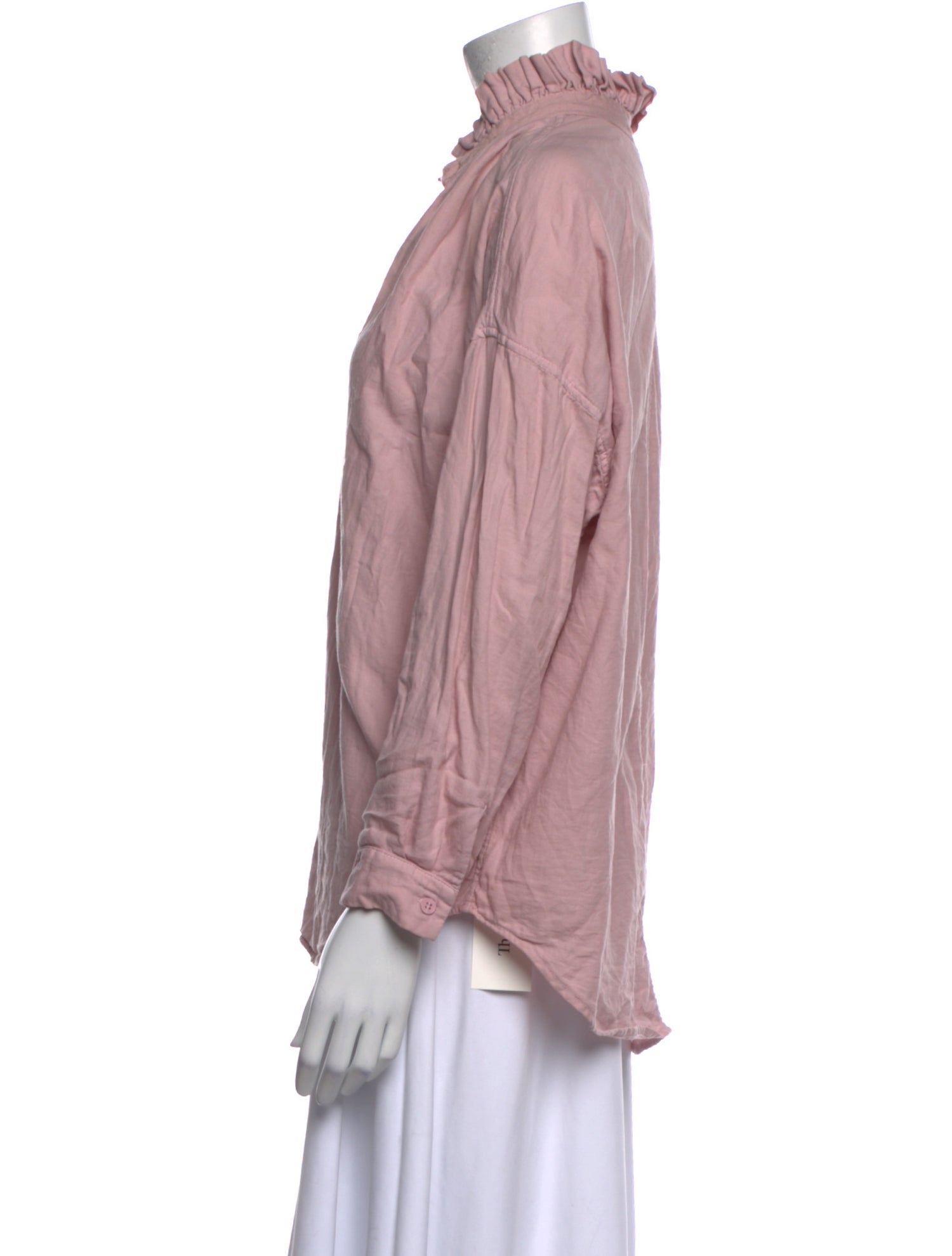 A Shirt Thing V-Neck Long Sleeve Blouse