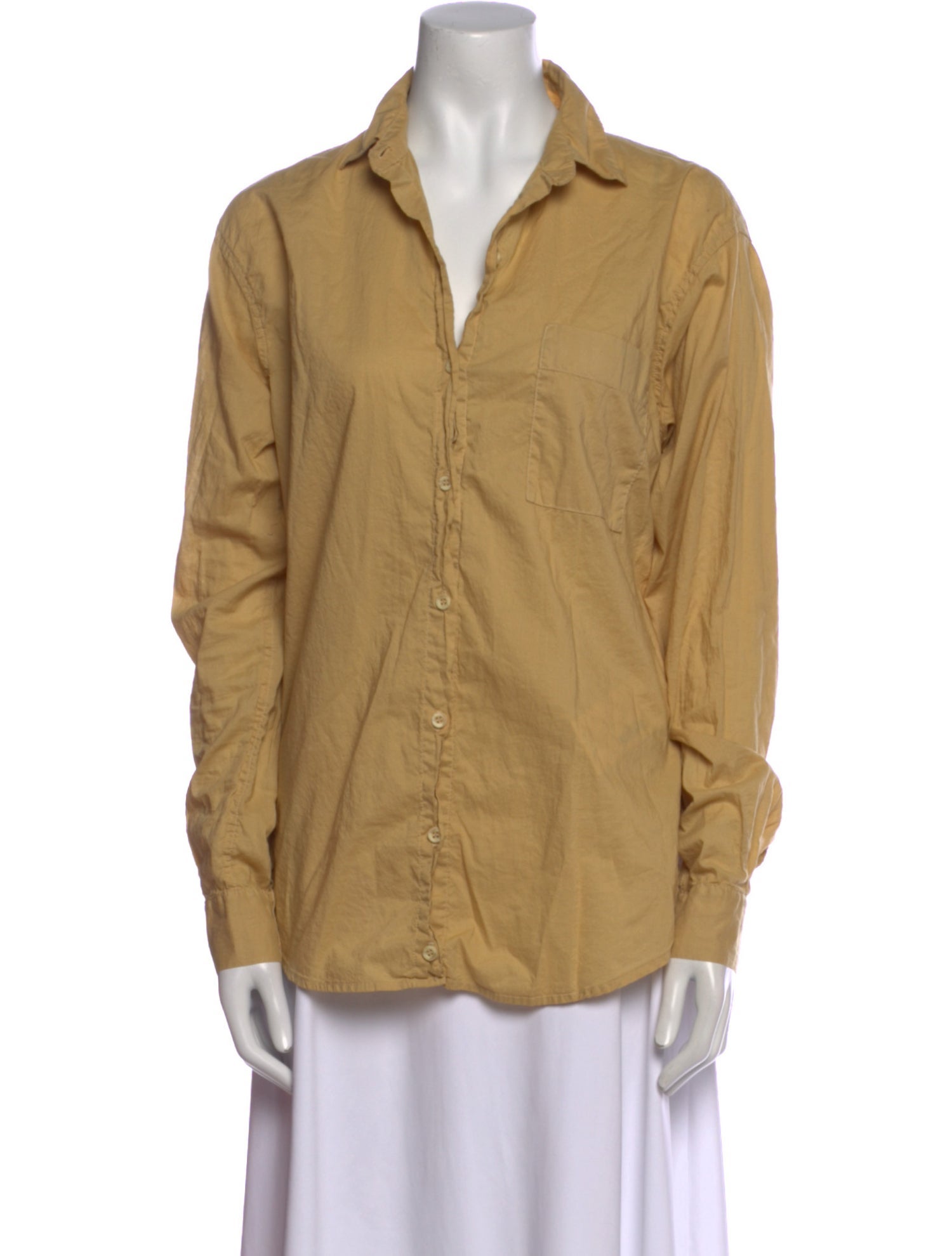 A Shirt Thing Long Sleeve Button-Up Top